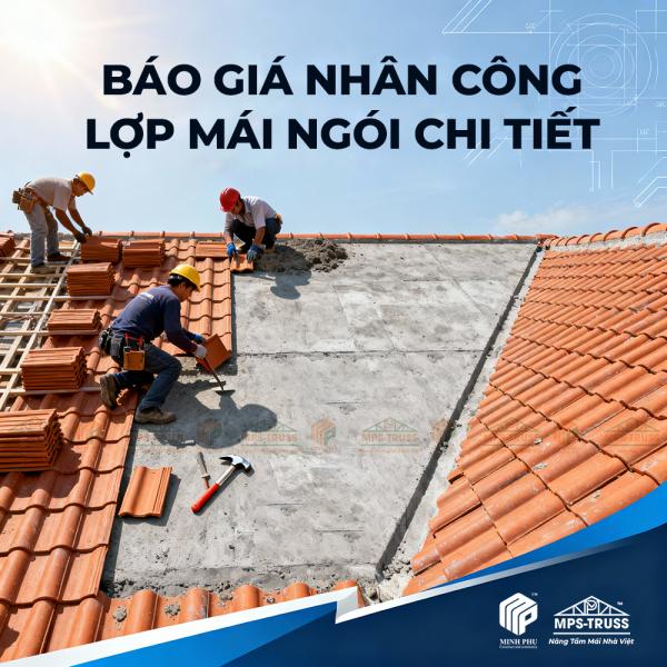Báo Giá Nhân Công Lợp Mái Ngói Chi Tiết
