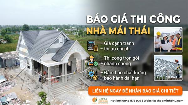 Báo Giá Thi Công Nhà Mái Thái