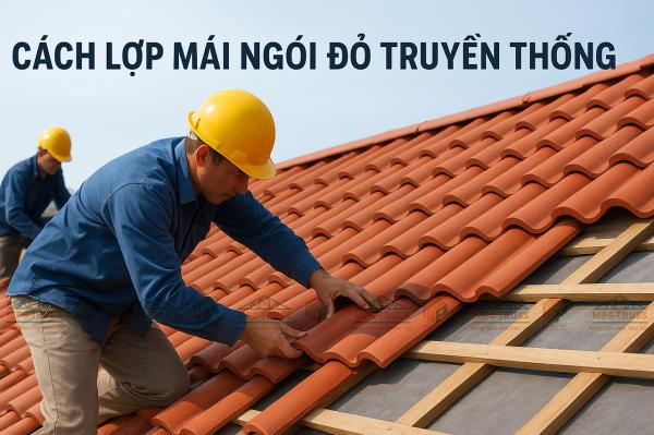 Cách Lợp Mái Ngói Đỏ Truyền Thống