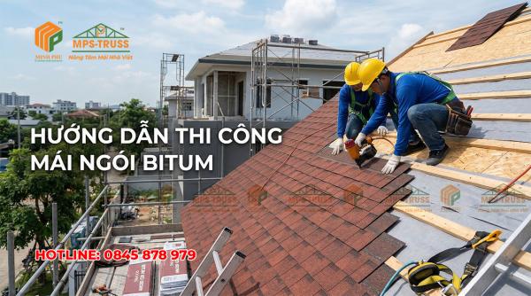 Hướng Dẫn Thi Công Mái Ngói Bitum