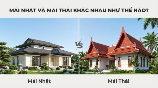 Mái Nhật Và Mái Thái Khác Nhau Như Thế Nào?