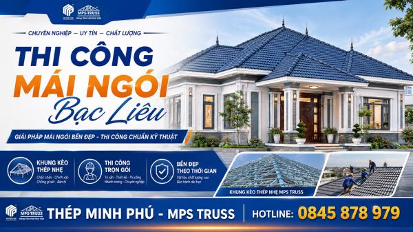 Thi Công Mái Ngói Bạc Liêu Trọn Gói
