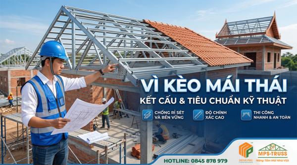 Vì Kèo Mái Thái Kết Cấu Và Tiêu Chuẩn Kỹ Thuật