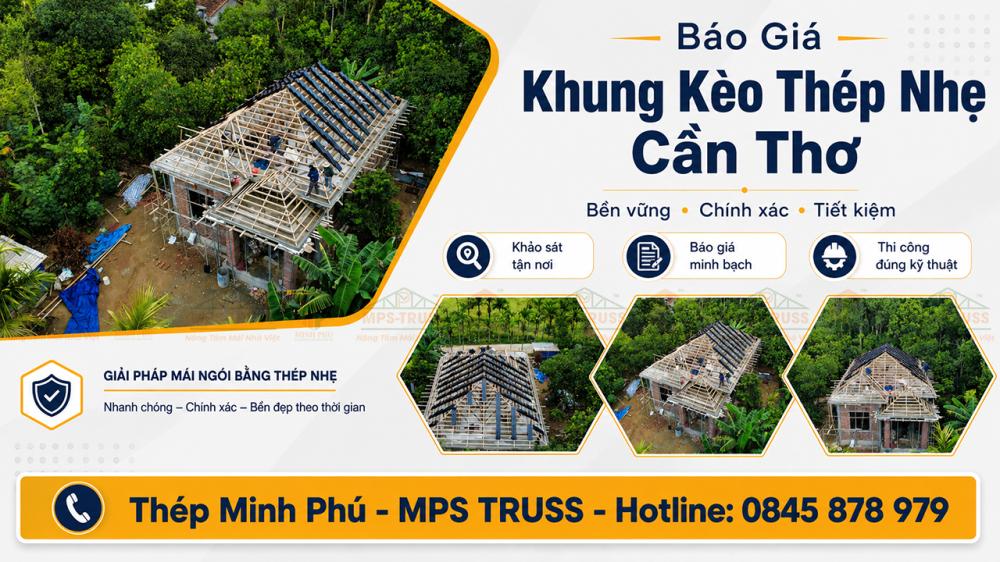 Báo Giá Khung Kèo Thép Nhẹ Cần Thơ Báo Giá Khung Kèo Thép Nhẹ Cần Thơ