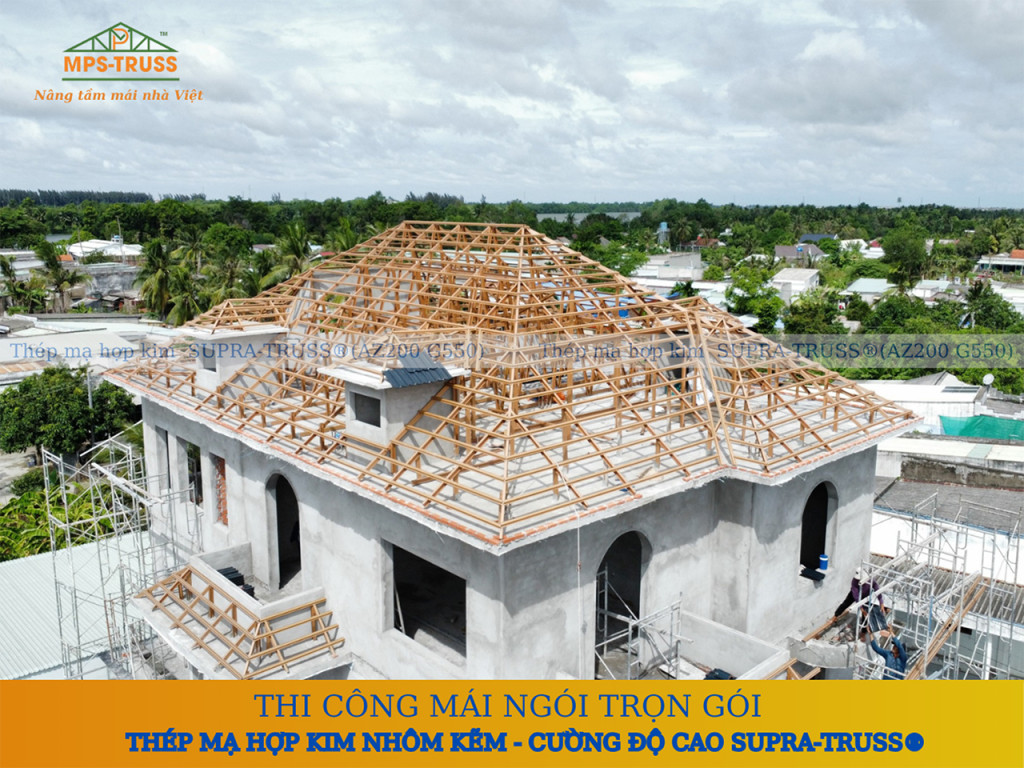 Khung kèo AZ200 MPSTRUSS Mái nhật Phan Thiết 1