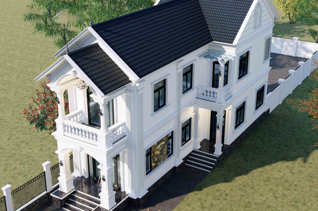 2 mái dốc chữ nhật