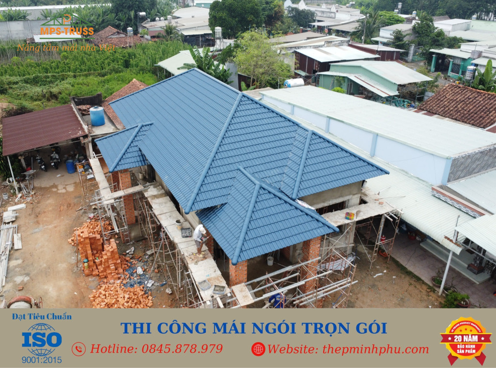 thi công mái nhật ngói trọn gói