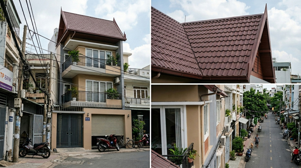 mái thái lợp tôn phố 2