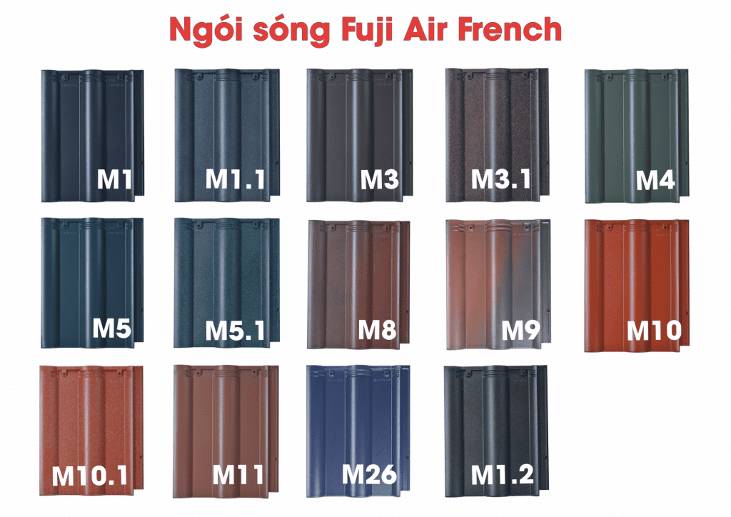 ngói màu fuji