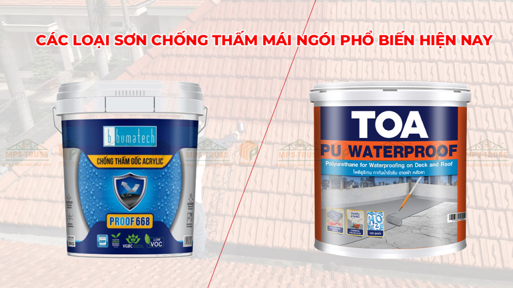 Các loại sơn chống thấm phổ biến hiện nay
