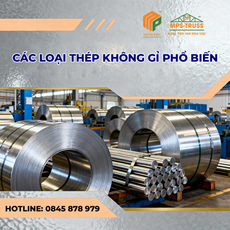 Các loại thép không gỉ