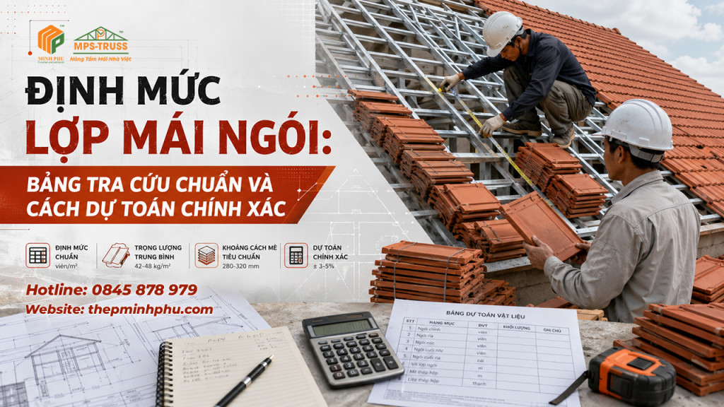 Đinh mức lợp mái ngói