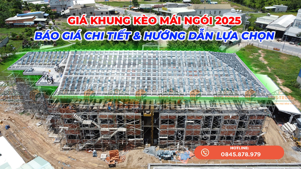 Giá khung kèo mái ngói