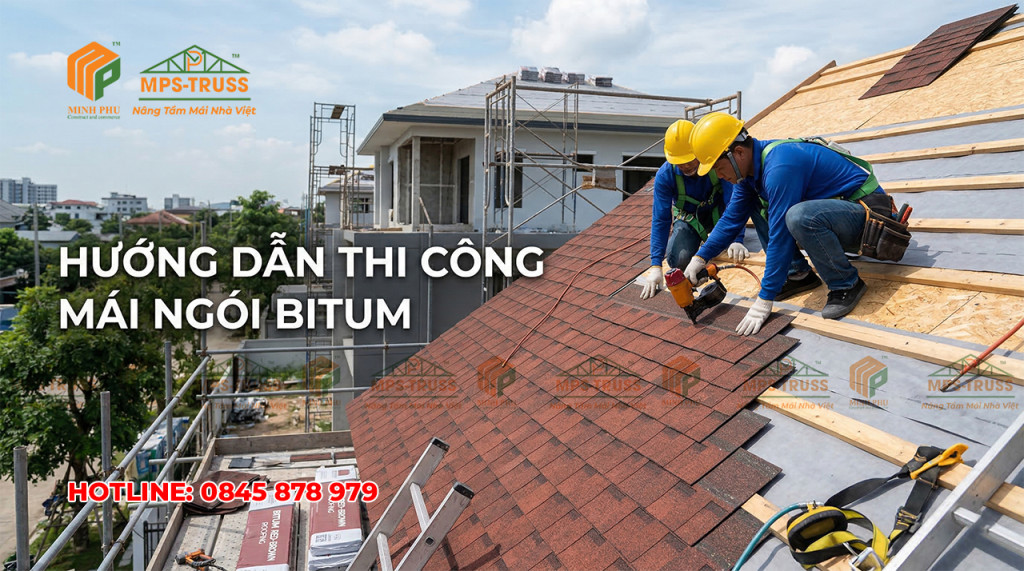 Hướng Dẫn Thi Công Mái Ngói Bitum