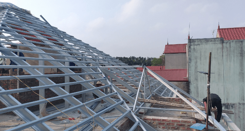 Khung kèo thép hộp