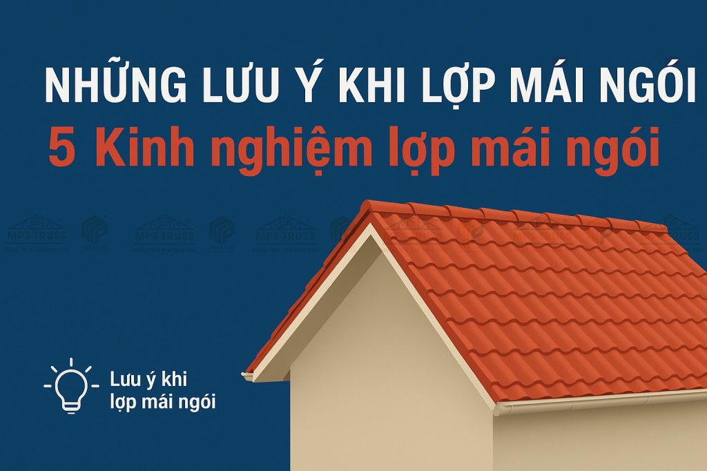 Kinh nghiệm lợp mái ngói và những lưu ý quan trọng