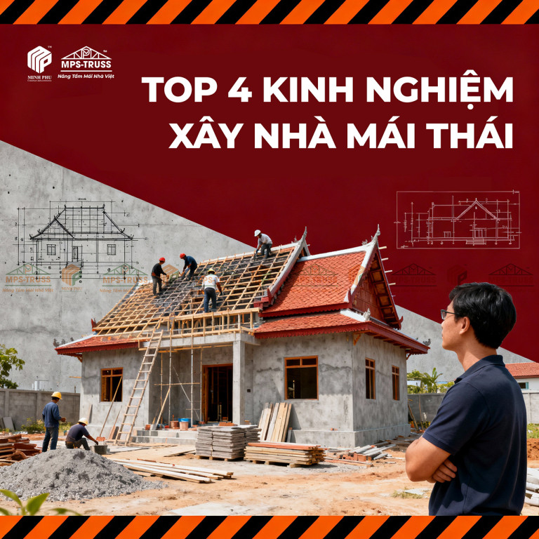 Kinh nghiệm xây nhà mái thái