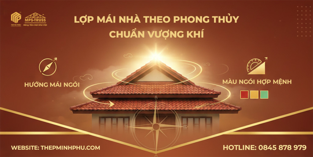 Lợp mái nhà theo phong thủy