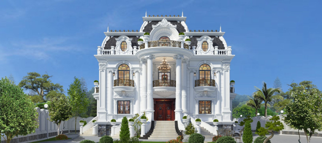 Mái giả đá biệt thự 4