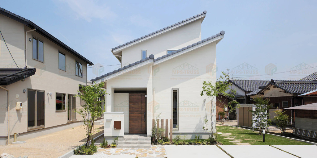 Mái nhà dốc về phía trước 1