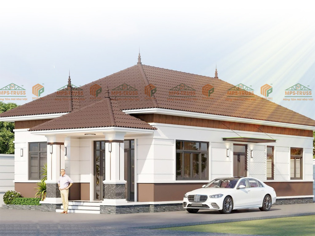 Mái nhật màu socola