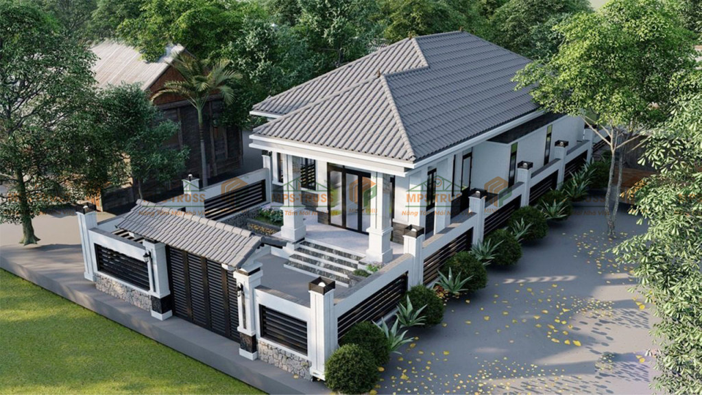 Mái nhật màu xám ghi