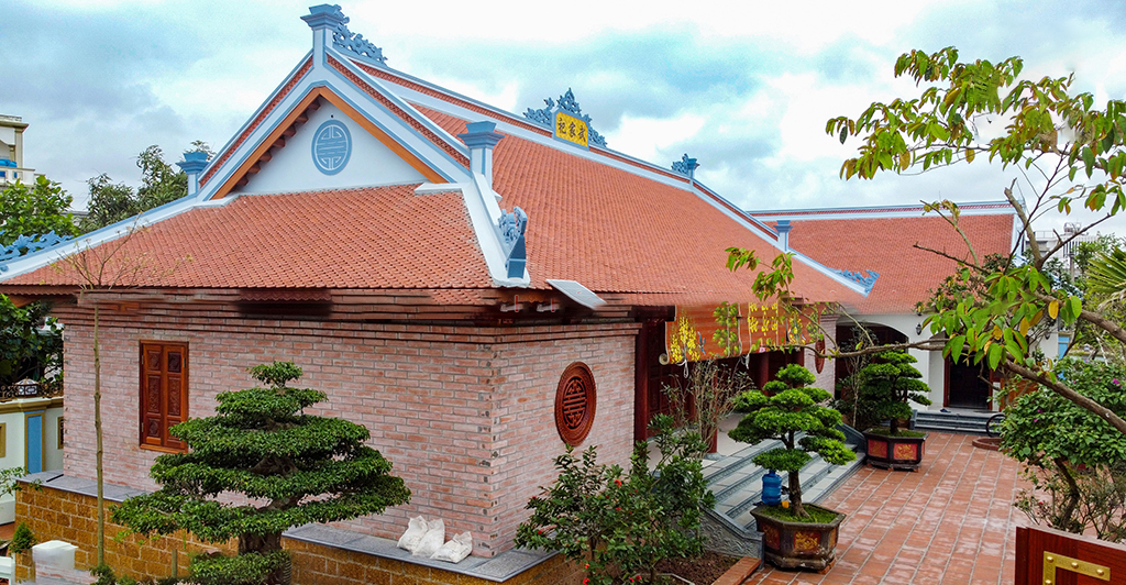 Mẫu 1. Nhà 3-5 gian mái ngói cấp 4 nông thôn