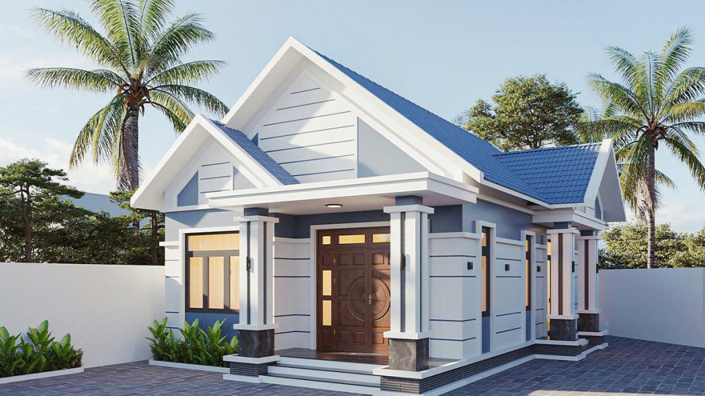 Mẫu 6. nhà mái thái cấp 4