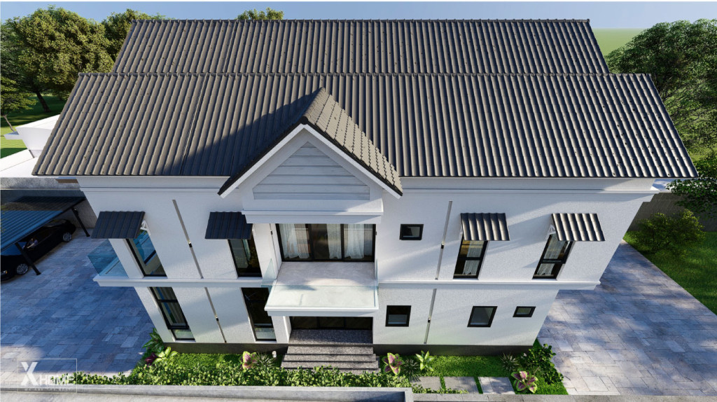Ngói phẳng biệt thự 1