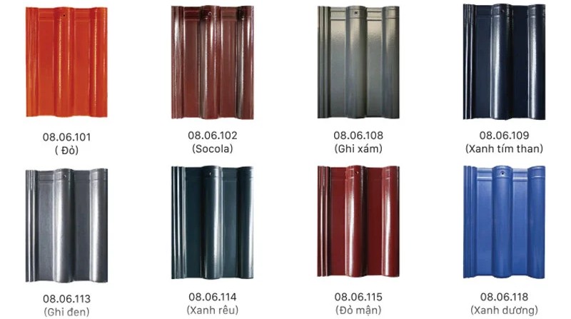 Ngói tráng men cao cấp HR