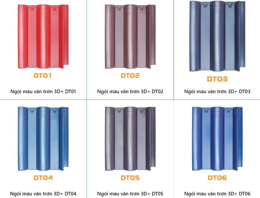 Ngói xi măng màu nk