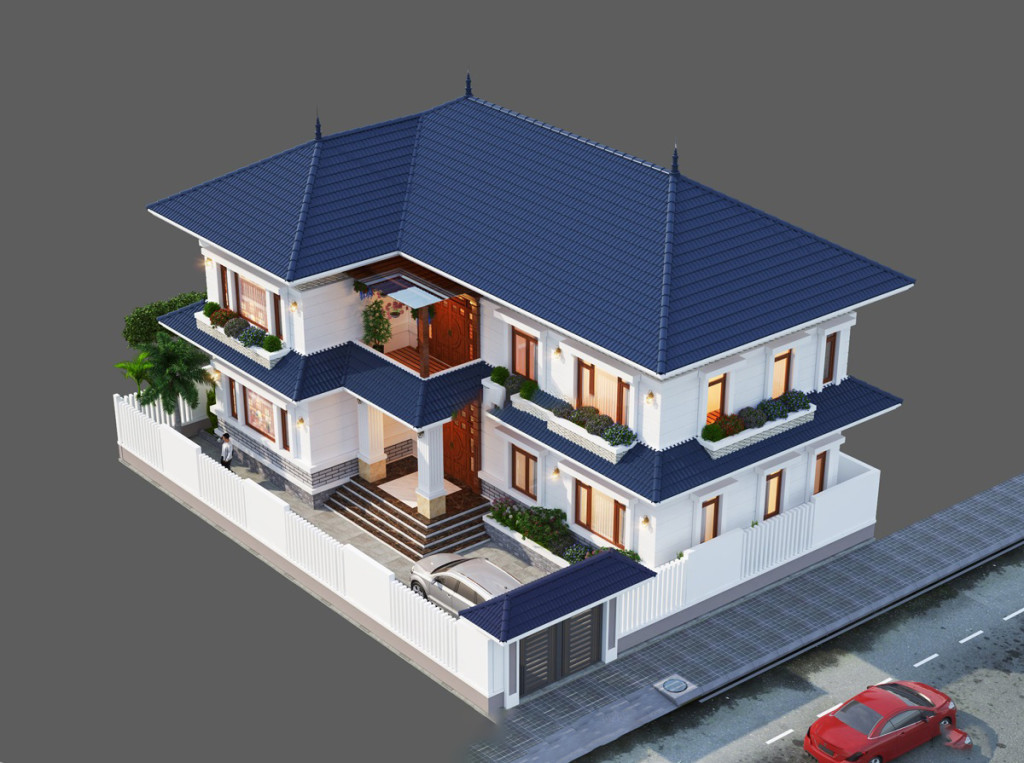 mái nhật chữ L