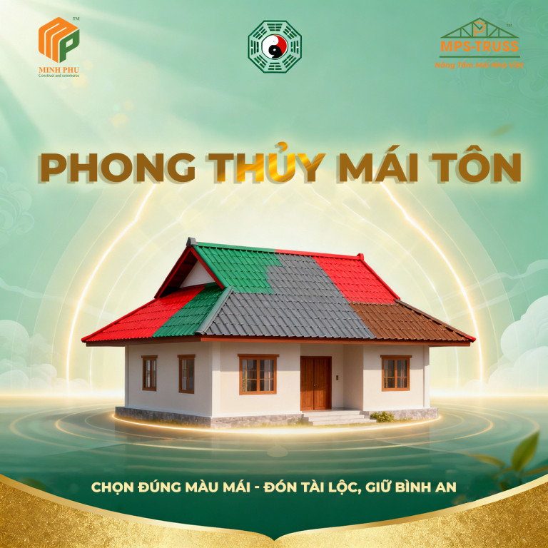 Phong thủy mái tôn