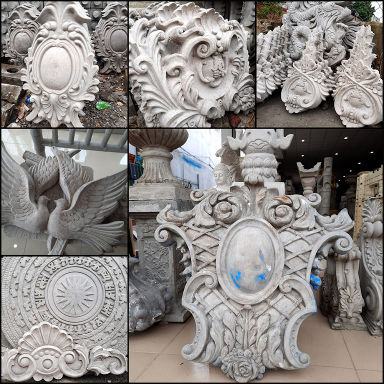 Phù điêu hoa văn 1