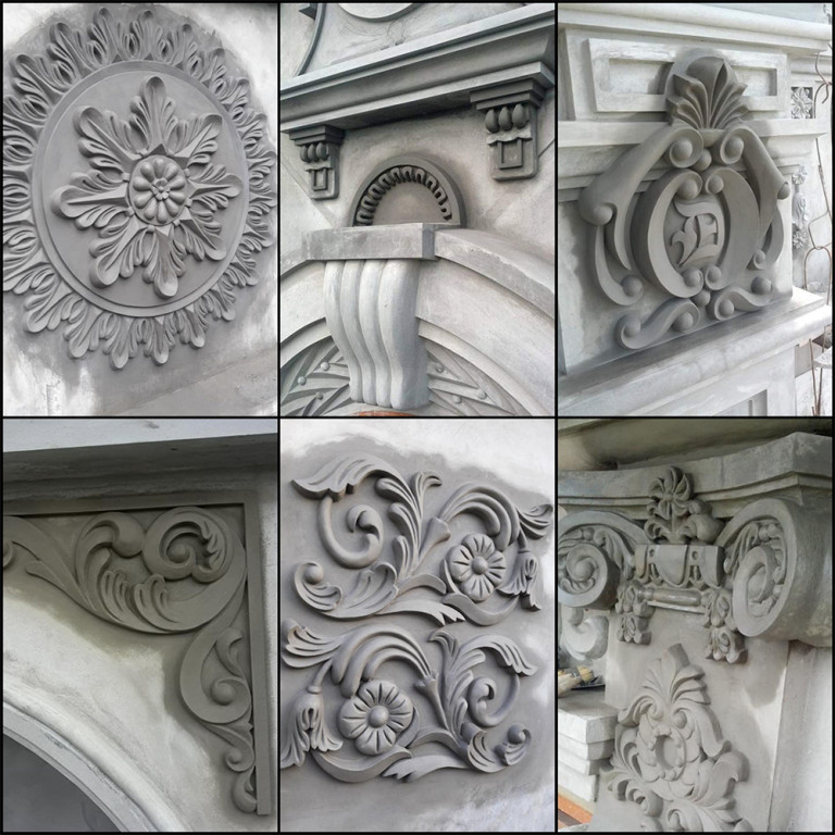 Phù điêu hoa văn