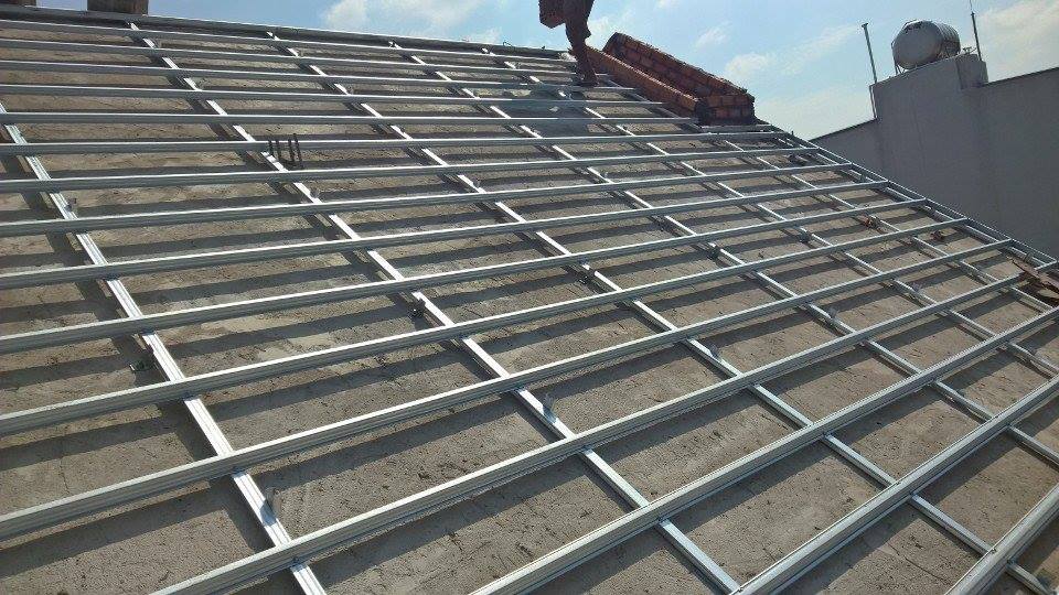 Phương án B mái bê tông