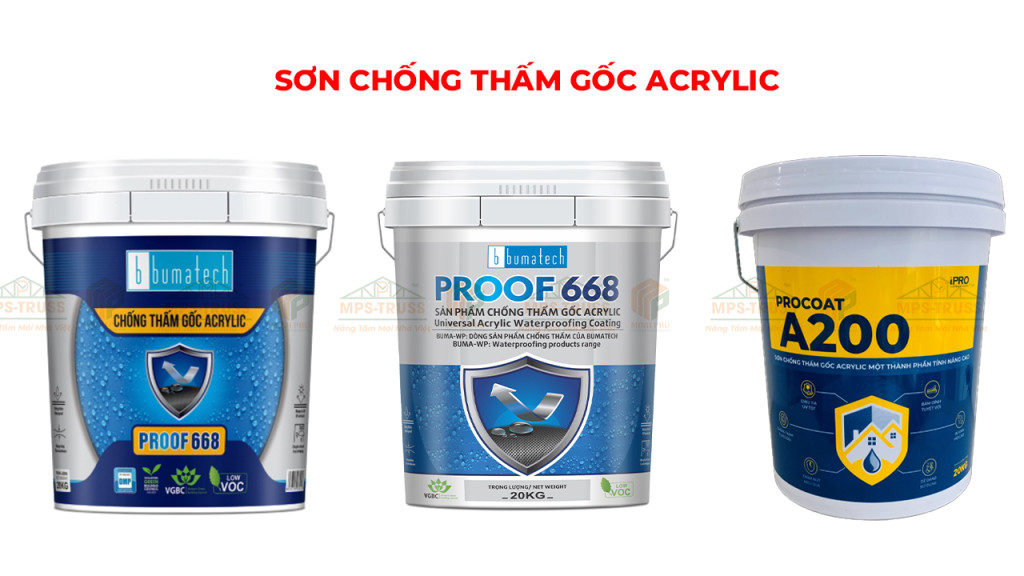 Sơn chống thấm gốc Acrylic