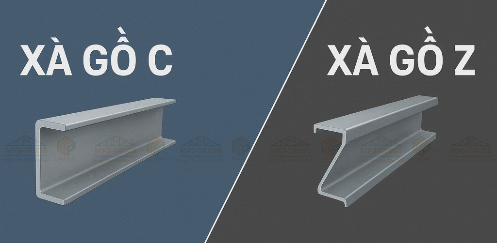 Xà gồ C vs Xà gồ Z