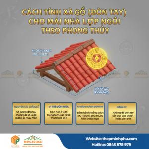 Cách Tính Xà Gồ (Đòn Tay) Cho Mái Nhà Lợp Ngói Theo Phong Thủy