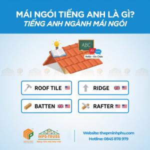 Mái Ngói Tiếng Anh Là Gì? Tiếng Anh Ngành Mái Ngói