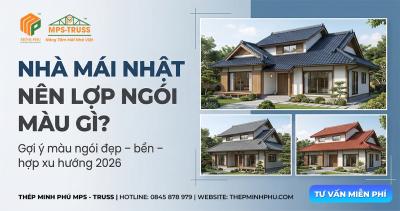 Nhà Mái Nhật Nên Lợp Ngói Màu Gì?