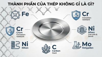 Thành Phần Của Thép Không Gỉ Bao Gồm Những Gì?