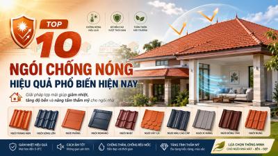 Top 10 Ngói Chống Nóng Hiệu Quả Phổ Biến Hiện Nay